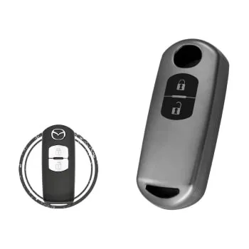 TPU Key Fob Cover Case For Mazda 3 CX-5 CX-7 Smart Battery Type CR2025 - thumbnail