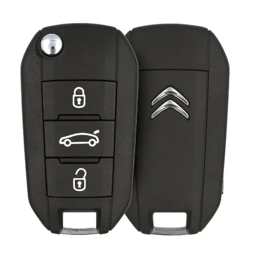 genuine citroen aircross c3 c5 c6 2014 2019 3 buttons 433 mhz flip key remote item