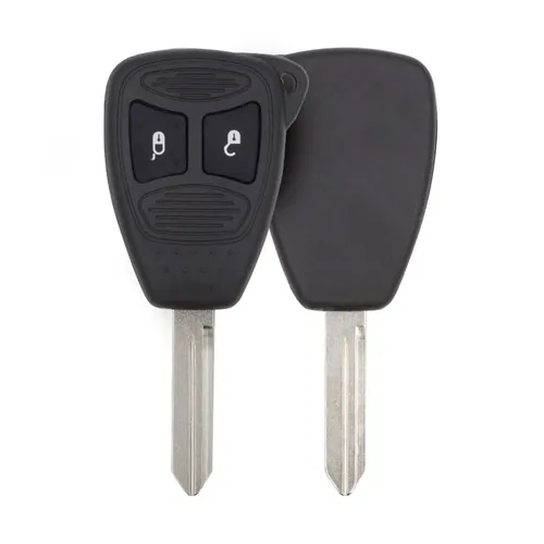 Chrysler Dodge Jeep Key Shell 2B Aftermarket Brand Buttons 2 - thumbnail