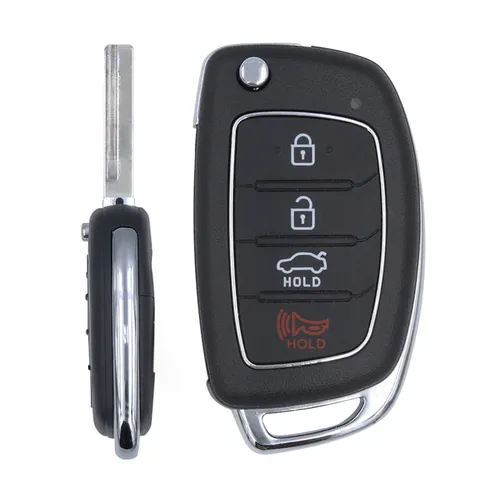 Tipo remoto FBS4 de la marca del mercado de accesorios de Shell 4B de la llave del tirón de Hyundai 2019 - thumbnail