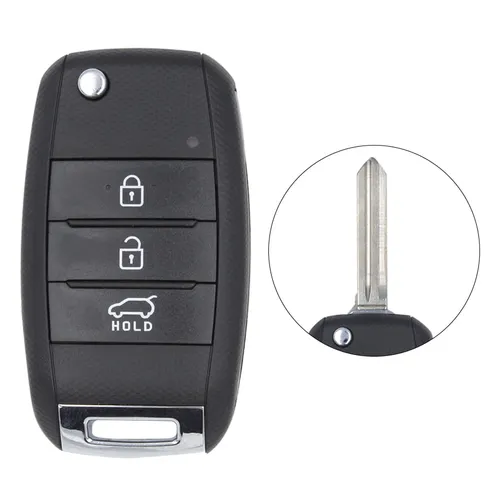 hyundai flip key remote shell 3buttons hyn14r blade with suv trunk aftermarket 35407 item - thumbnail