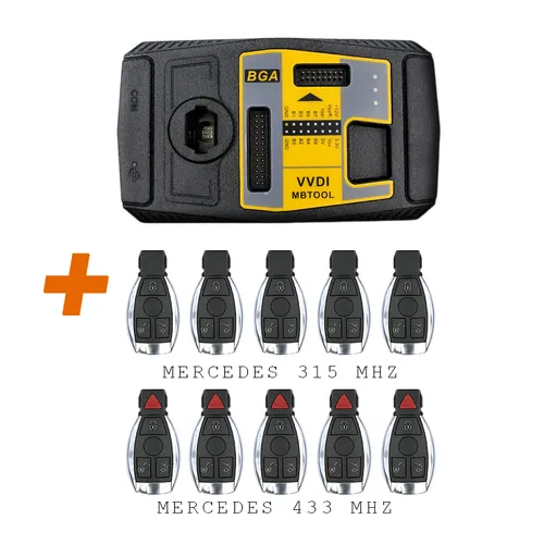 Xhorse VVDI MB BGA Tool Device Bundle - Technolock Remote Type Fobik