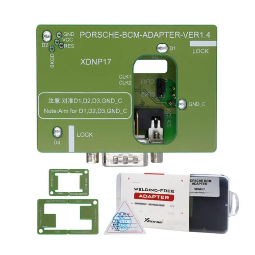 xhorse xdnp17gl porsche bcm solderless adapter for miniprog and vvdi key tool plus 35380 item