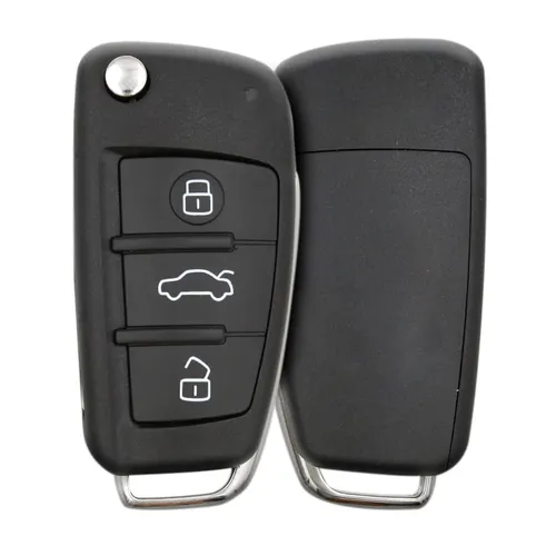 Audi Normal Flip Key Remote AftermarketQ7 A6L Botones 2 - thumbnail
