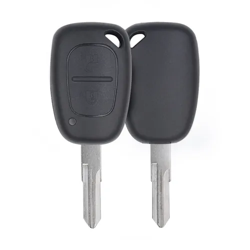 Renault Trafic Head Key Remote Shell 2 Buttons Aftermarket Buttons 2 - thumbnail