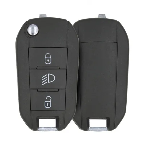 peugeot 208 2008 301 508 flip key remote 3buttons 315mhz aftermarket 35437 item