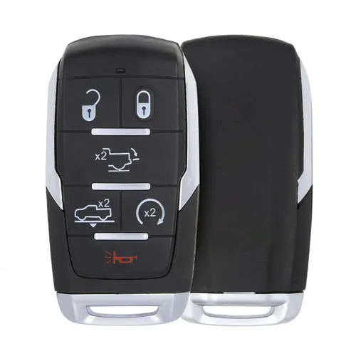 dodge  ram trx 2019 2020 smart key remote 5+1 buttons 433mhz 5+1 buttons orinianl board china cover 35610 item