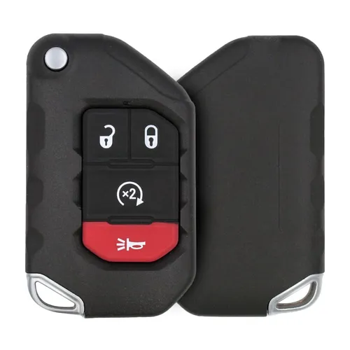 jeep wrangler 2018 2020 flip key remote 4buttons 433mhz 35587 item