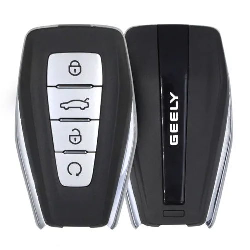 original geely smart key remote 4buttons 433mhz hitag aes 4a chip with start button 35582 item