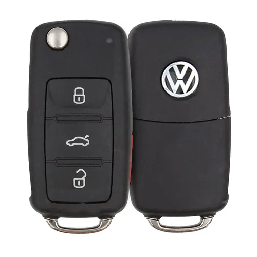 original volkswagen 2012 2016 flipkey remote 3+1buttons 315mhz 34811 item - thumbnail