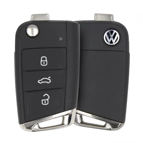 5G0 959 752 AE Original Flip Key Remote Remote Type Fobik - thumbnail