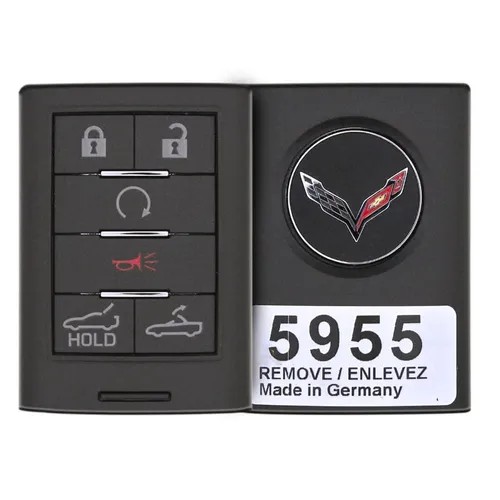 genuine chevrolet corvette 2015 2019 smart remote 6 buttons 434 mhz item