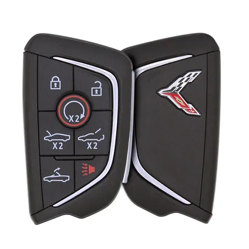 chevrolet corvette convertible 2020 2021 smart remote 7 buttons 433 mhz item