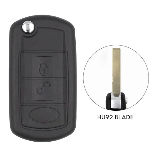 range rover vogue 2003 2009 ews system flip key remote 3buttons 433mhz aftermarket 34693 item - thumbnail