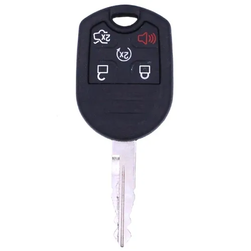 BB5T-15K601-BA Mando a distancia con llave de cabeza Ford usado tipo FBS4 - thumbnail