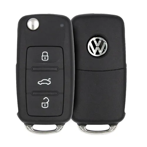 5FA012961-60 Genuine Volkswagen Flip Key Remote Remote Type Fobik