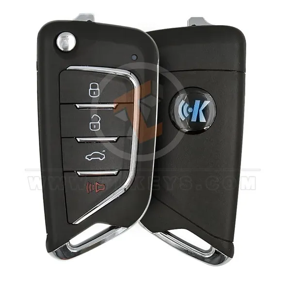 KeyDiy KD télécommande à clé rabattable 3 + 1 boutons Type universel NB21-4 télécommande à clé rabattable