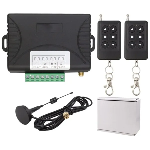 long range 3 12V dc channels receivers+2pcs gate remote control 35043 item