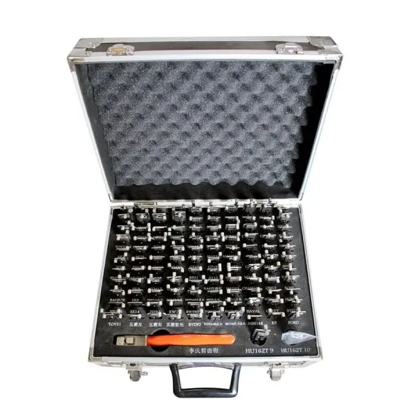 Original Lishi Tools Box Full Set 2 IN 1 110 Types 33734 item