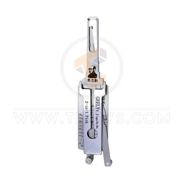 Original Lishi GEELY v.3 Ign/Dr/Bt 2 in 1 Decoder Status Genuine