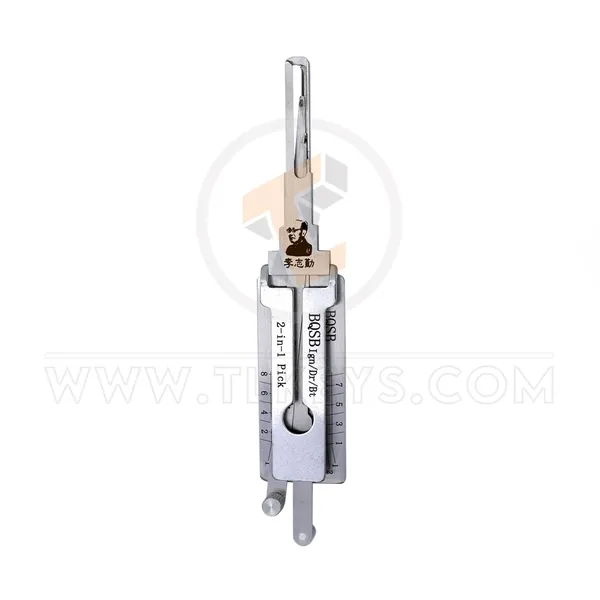 Original Lishi BQSB Ign/Dr/Bt 2 in 1 Pick Decoder Status Genuine