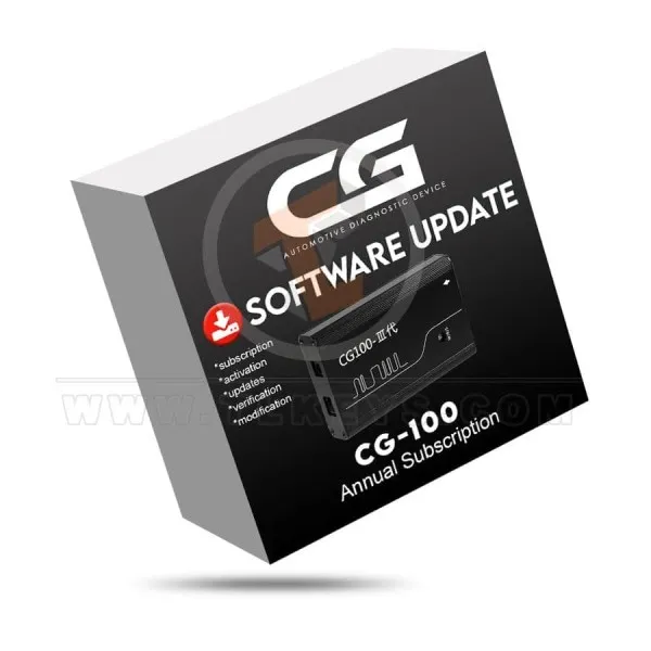 CGDI CG100 Annual Subscription software