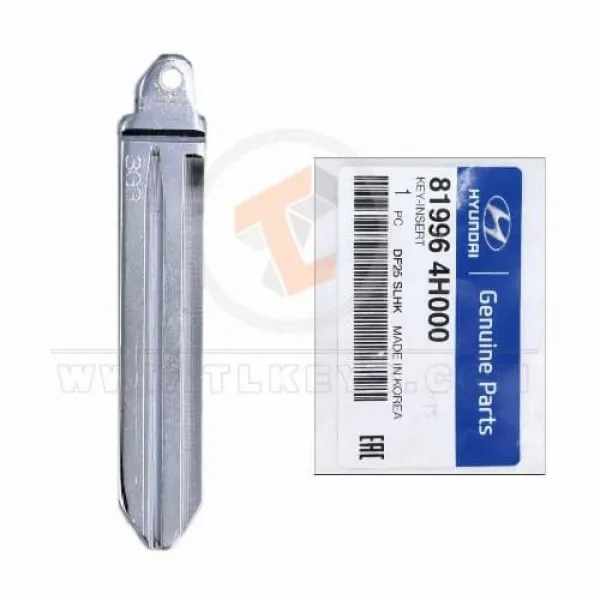 Genuine Hyundai H1 2016 Flip Key Blade 81996-4H000 81996-4H001 Blade Type Flip Key Blade