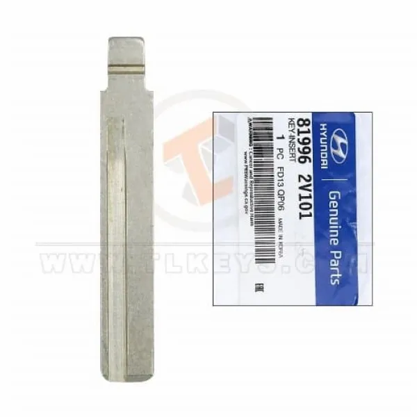 Genuine Hyundai Veloster I30 2011-2014 Flip Key Blade 81996-2V101 Blade Type Flip Key Blade