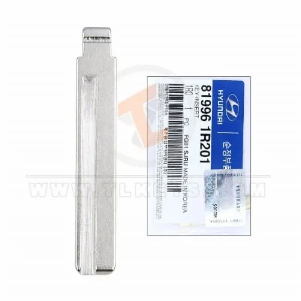 Hoja de llave abatible Hyundai Accent 2014 81996-1R201 Tipo hoja de llave abatible