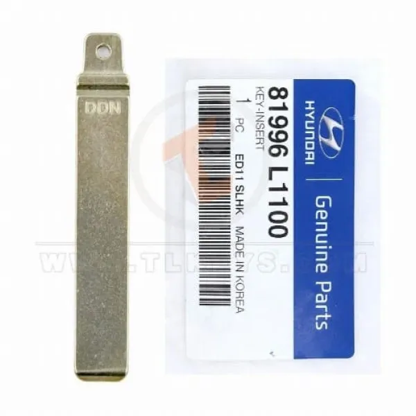 Hyundai Accent Genuine Flip Key Blade 2018 81996-L1100 81996-H5000 Blade Type Flip Key Blade