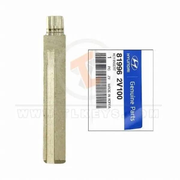 Genuine Hyundai Veloster Accent 2012-2013 Flip Insertar hoja de llave tipo hoja de llave Flip