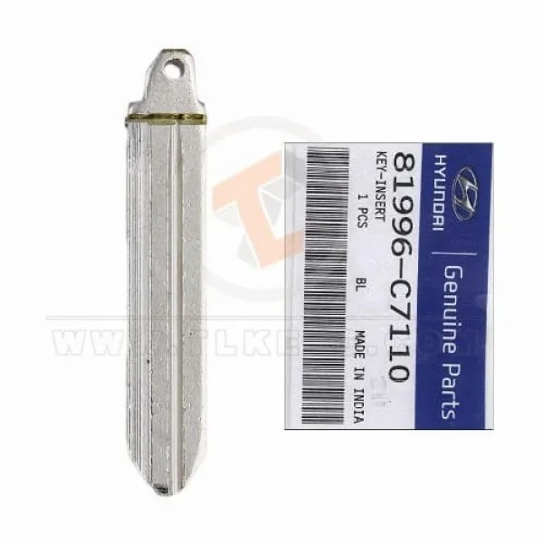 Genuine Hyundai Creta 2017 Flip Insert Key Blade 81996-C7110 Blade Type Flip Key Blade