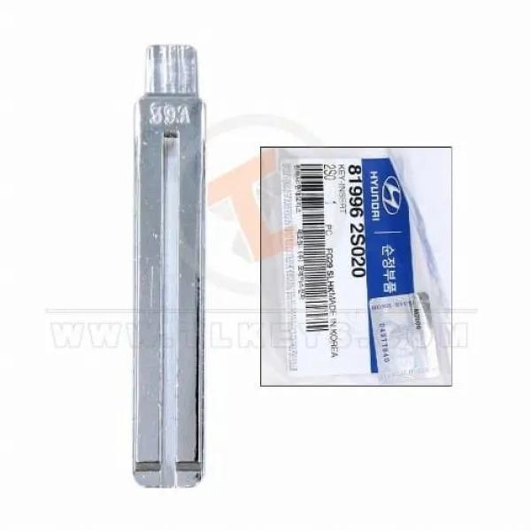 Hoja de llave con tapa para Hyundai Sonata 2013, genuina, 81996-2S020, tipo hoja con tapa