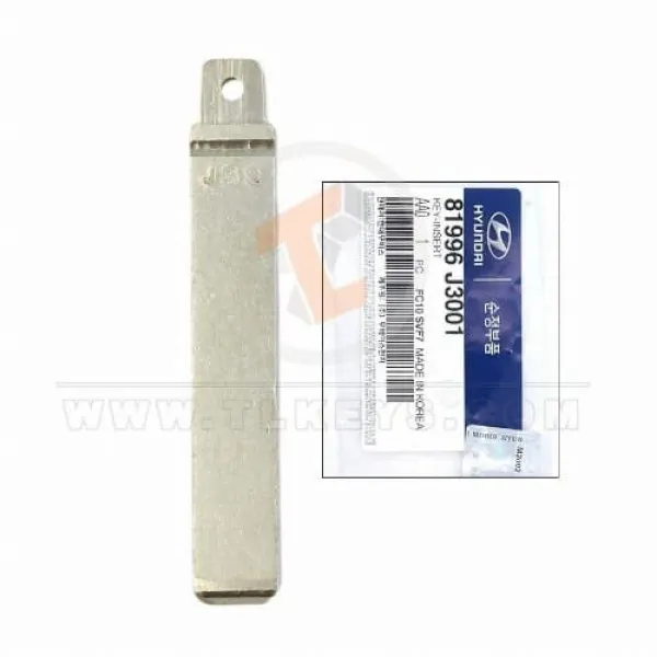 Hyundai Veloster 2019 Flip Key Blade 81996-J3000 81996-J3001 Blade Type Flip Key Blade