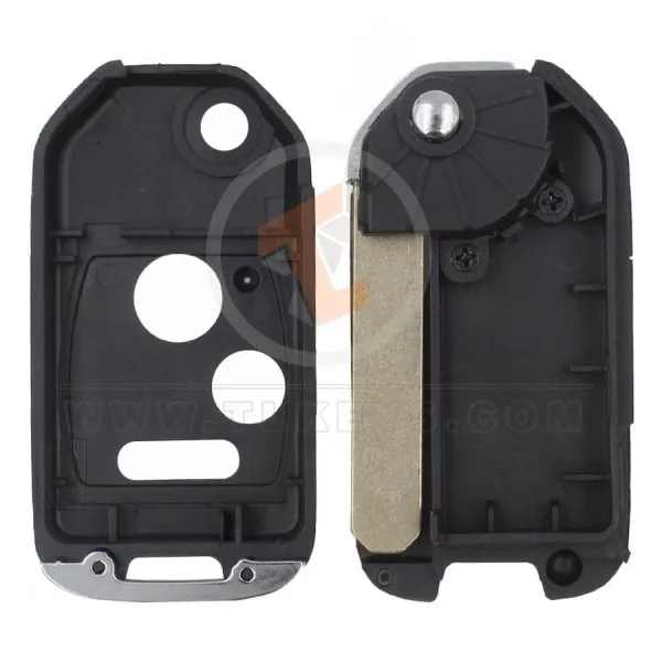 Honda Accord Civic CRV Pilot 2003-2017 Modified Flip Key Remote Shell Status Aftermarket