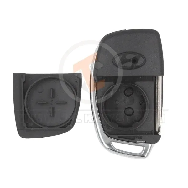 Hyundai 2012-2019 Flip Remote Shell 3 Buttons SUV Trunk HYN14 Blade Buttons 3