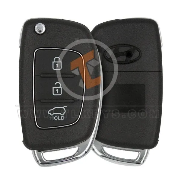 Hyundai 2012-2019 Flip Key Remote Shell 3 buttons SUV Type Remote Type Fobik