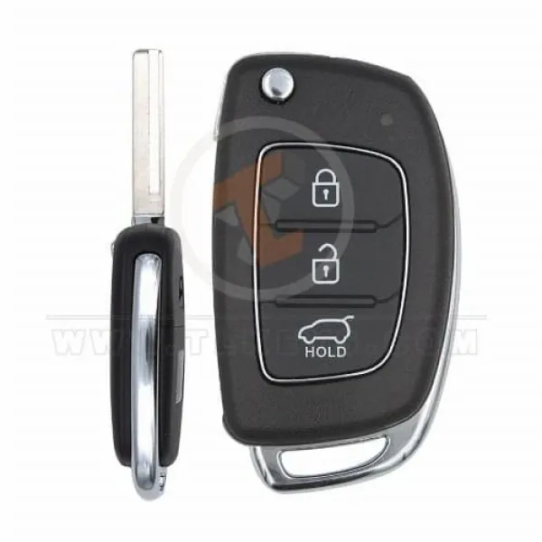 hyundai 2014-2019 flip key remote shell 3 buttons Buttons 2