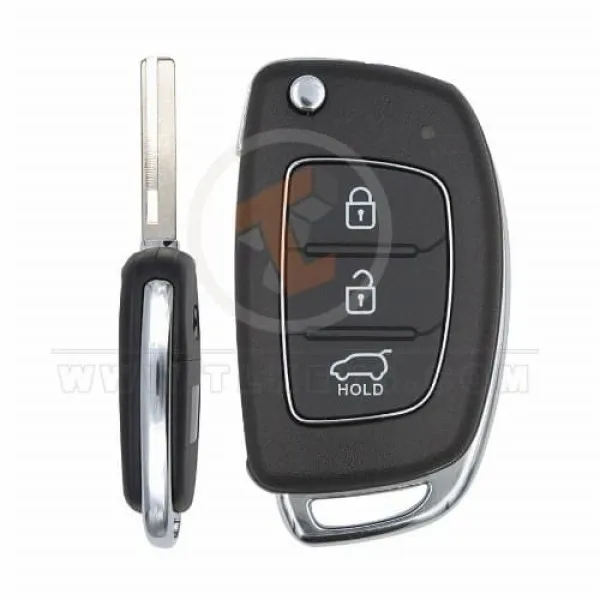 hyundai 2014-2019 flip key remote shell 3 buttons Buttons 2