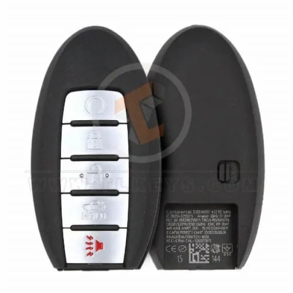Infiniti Smart Key Remote shell 5 buttons AM Remote Type Fobik
