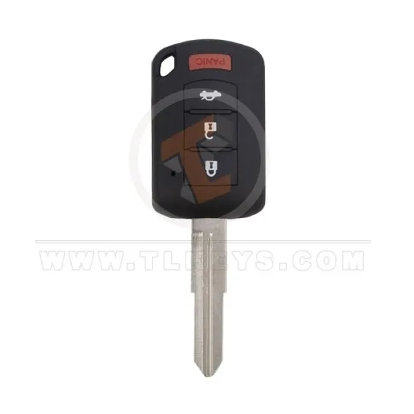 mitsubishi all model 2015 2021 head key shell 3+1buttons aftermarket front 34998