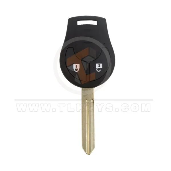 nissan head key remote shell 2buttons aftermarket 34932 front
