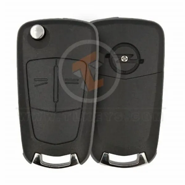 opel old model 2006 2016 flip key remote shell 2 buttons hu100 main 34184