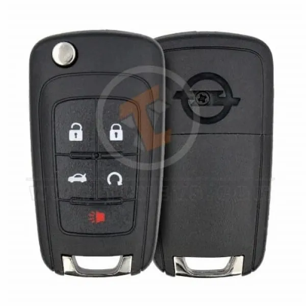 opel 2012-2015 flip key carcasa remota 5 botones Botones 2