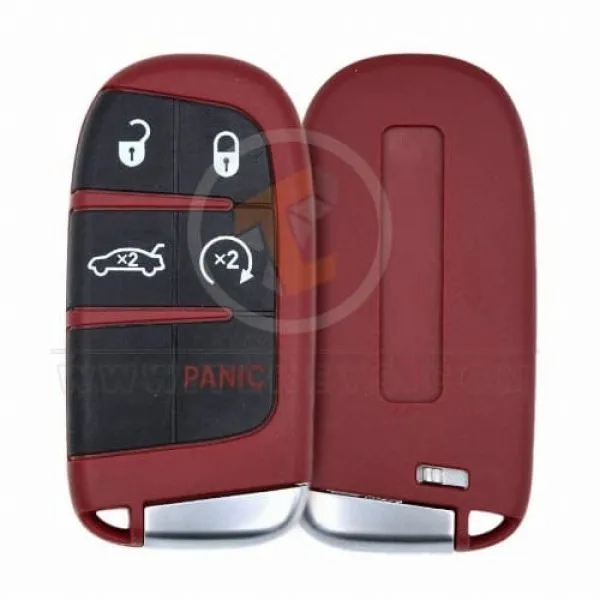 srt smart remote key shell 4+1 buttons red color main 33418