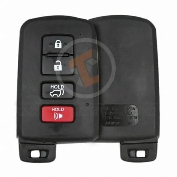 Toyota 2013 2017 US 4 Buttons Smart Key Remote Shell Aftermarket main 25207