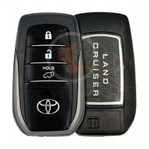 Boutons de coque de télécommande de clé intelligente Toyota Land Cruiser 2016-2021 2