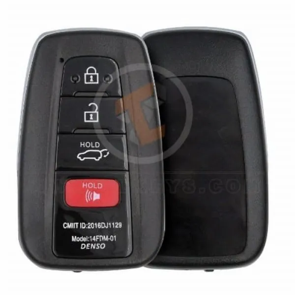 toyota 2017 2020 smart key remote shell 4 buttons big trunk main 33967
