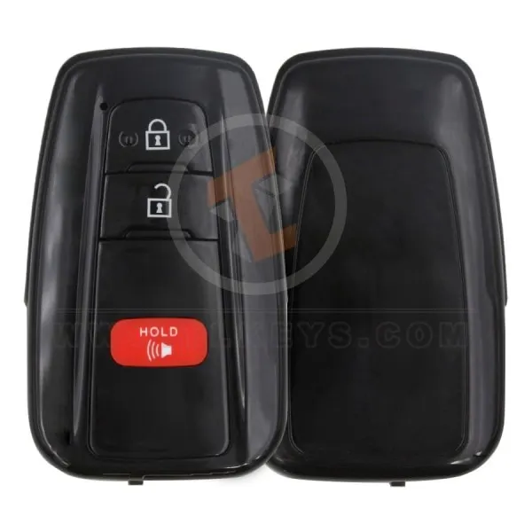 toyota smart key remote shell 2+1 buttons mirror painted aftermarket 34984 main