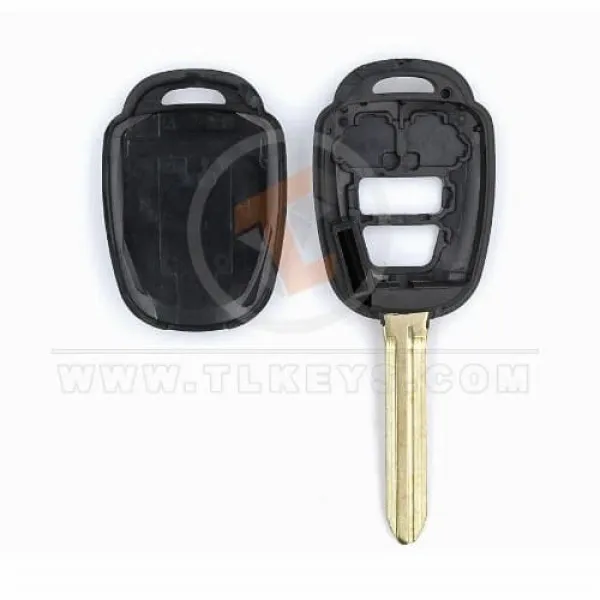 Toyota Yaris 2013-2017 Head Key Remote Shell 2 Buttons AFTERMARKET Buttons 2